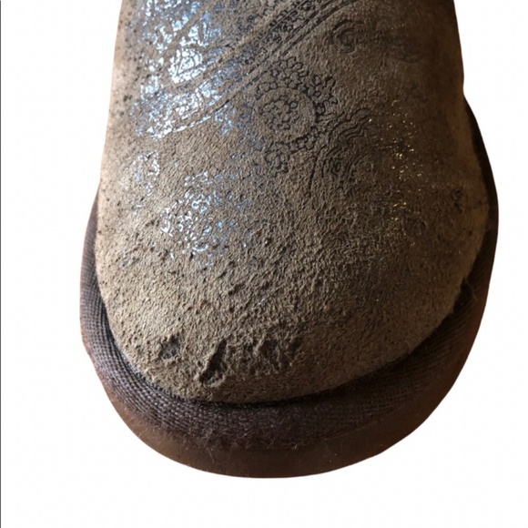 UGG Classic Tall Paisley Print Boots - Picture 7 of 7